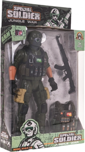 Soldatenfiguur met accessoires