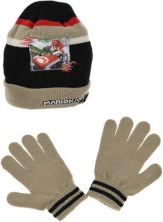 Muts en handschoenen Super Mario