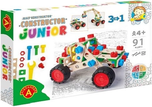 Alexandra kleine junior constructieset 3-in-1 terreinvoertuigen