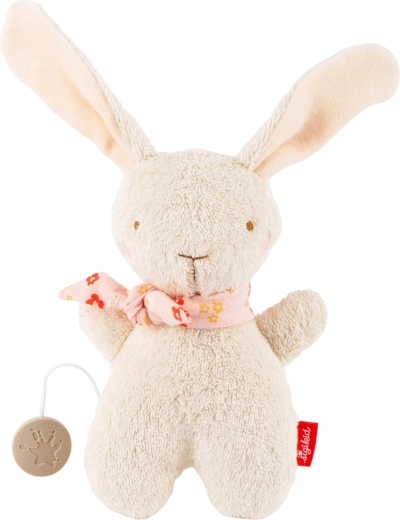 Sigikid eerste pluchen konijntje met muziekmechanisme, ecru 19 cm