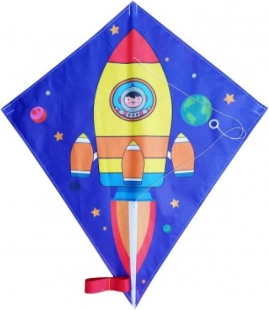 Vlieger Kosmische Raket 70x60 cm