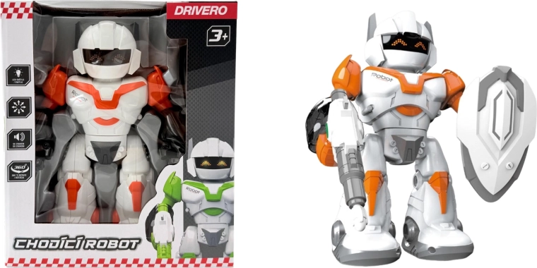 DRIVERO lopende robot oranje