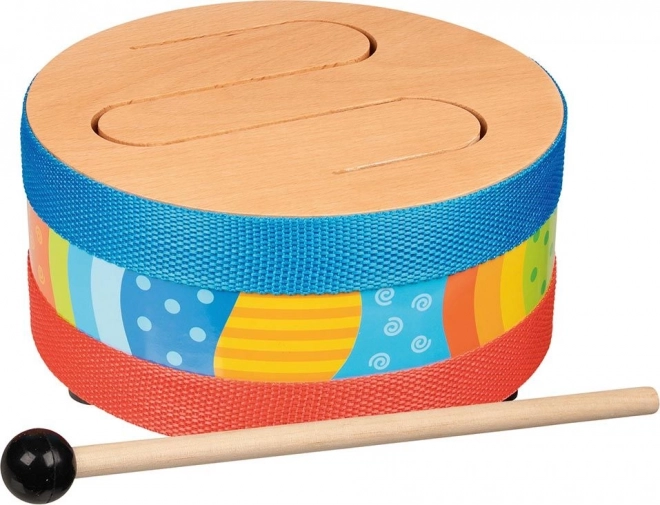 Trommel met houten vel