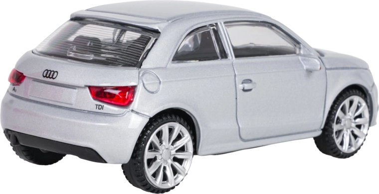 Metalen carrosserie en rubberen wielen