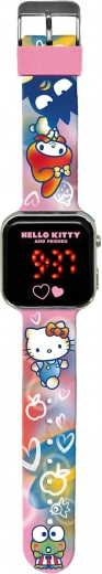 LED-horloge met kalender Hello Kitty