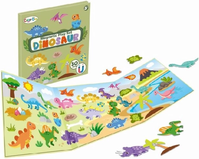 Magnetische puzzel dinosaurus (30 stukjes)