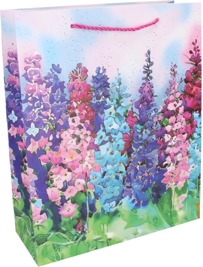 Glanzend bloemendesign dat opvalt