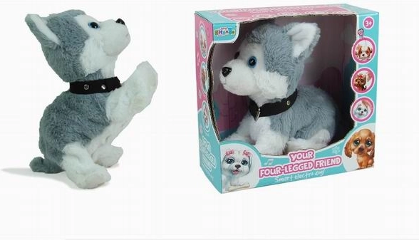 Spraakgestuurde hond – interactieve pluchen knuffel