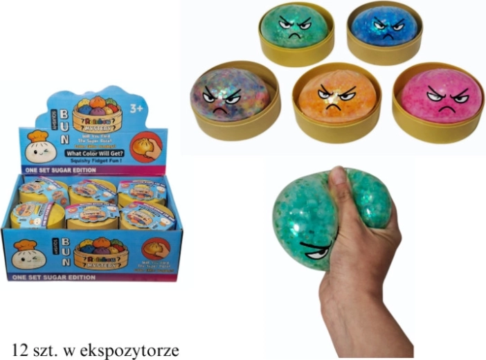 Antistress knijpveer hydro emoties - 1 stuk