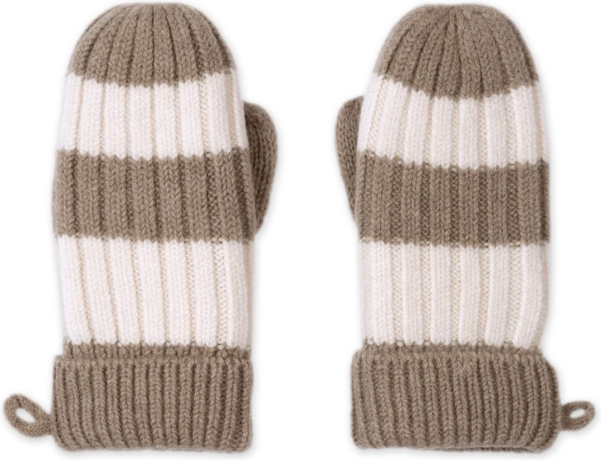 Lodger merino handschoenen Stripe Buffalo maat 1–2 jaar