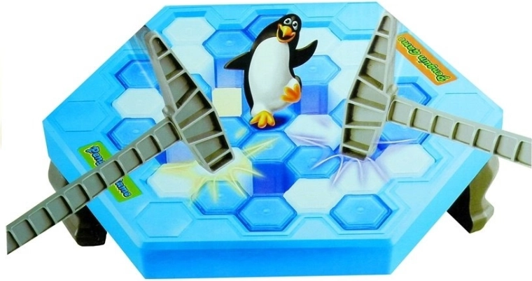 Stabiel ijsplatform met modulaire blokjes