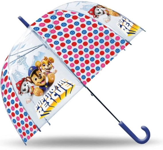 Transparante kinderparaplu PAW Patrol 46 cm