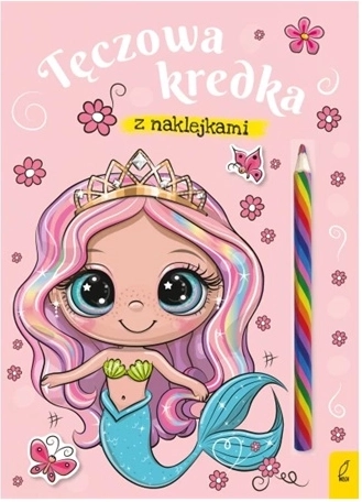 Kleurboek Zeemeermin met regenboogpotlood