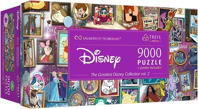 Trefl Disney-puzzel 9000 stukjes The Greatest Disney Collection Vol. 2