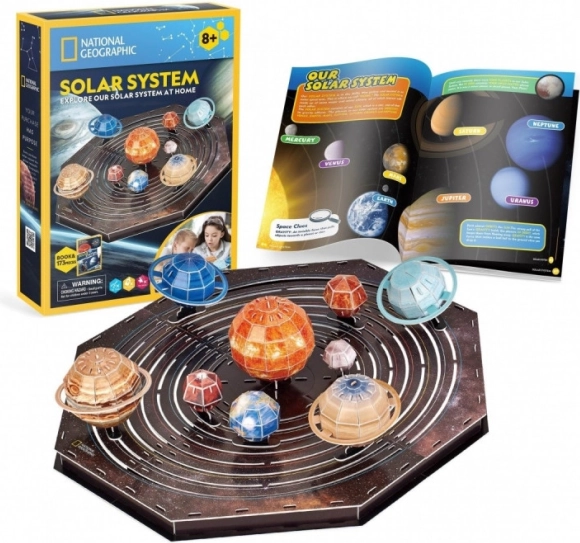 3D-puzzel NATIONAL GEOGRAPHIC Zonnestelsel – 173 stukjes