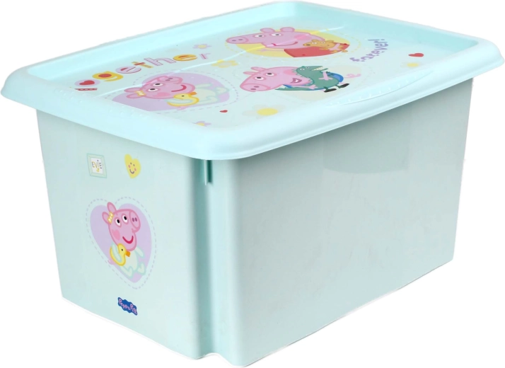 Opbergbox met deksel Peppa Pig 15 l