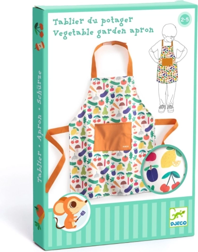 Kinderkeukenschort groenten