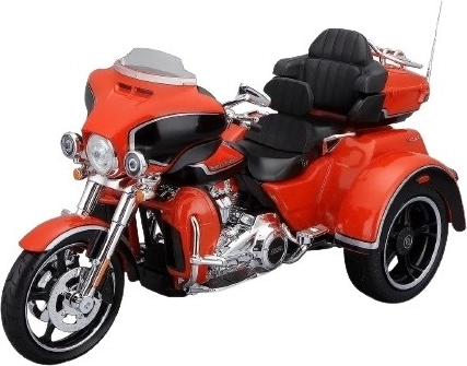 Metalen modelmotor HARLEY-DAVIDSON 2021 CVO Tri Glide 1:12, oranje
