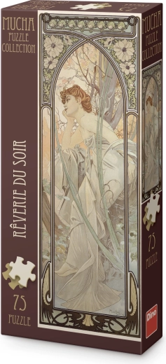 Alfons Mucha – Snění večera panoramapuzzel 75 stukjes
