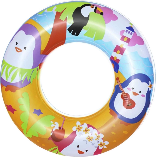Opblaasbare kinderzwemring Bestway met pinguïns, 51 cm