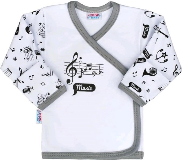 Baby katoenen hemdje New Baby Music