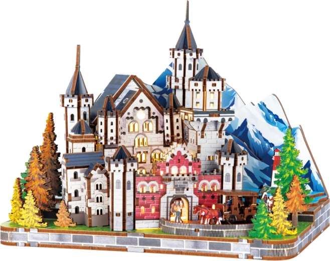 2Kids Toys 3D houten bouwpakket miniatuurscène kasteel Neuschwanstein
