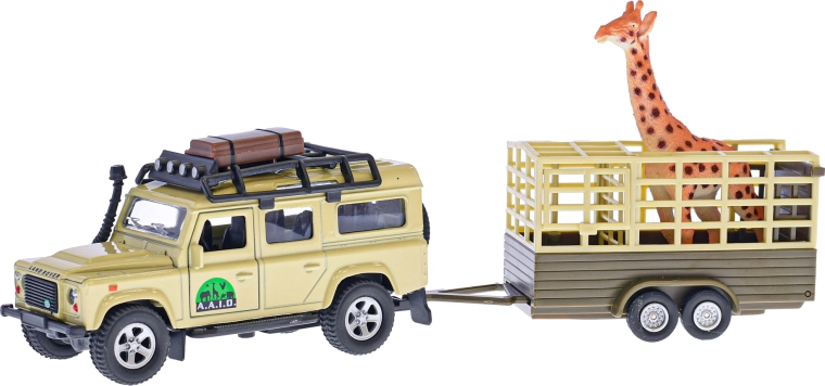 Afkoppelbare aanhanger voor dierentransport