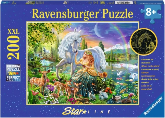 Lichtgevend puzzel Ravensburger Magische schoonheid XXL 200 stukjes