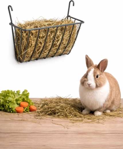 Bovenvulling voor snel bijvullen van hooi