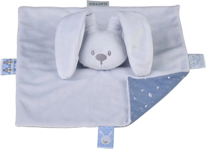 Nattou mini knuffeldoekje Lapidou Glow zandkleurig 28 cm