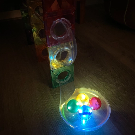 Oplichtende knikkers voor een “wow”-effect