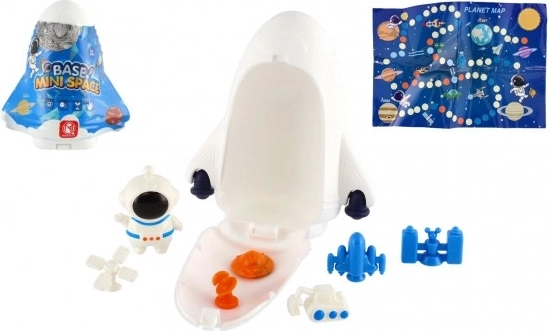 Ruimteraket met accessoires