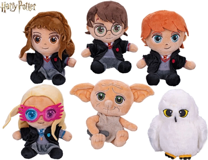 Pluchen figuur Harry Potter zittend 16 cm (assortiment 6 soorten)