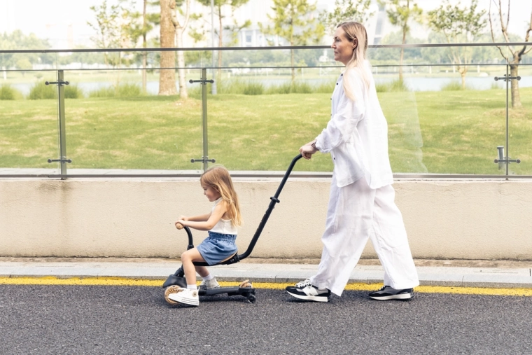 Ouderduwstang en begeleiding bij het rijden