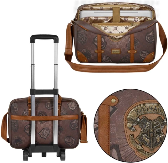 Bevestiging aan koffer (trolley) voor comfortabel reizen