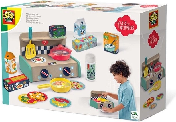 SES Petit Pretenders houten keukentje – speelset