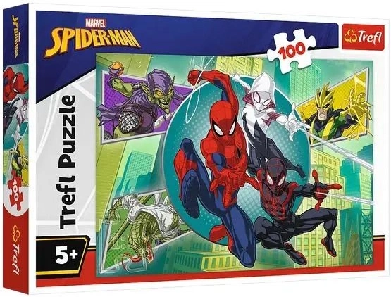 Puzzel Spider-Man Spinnenmasker, 100 stukjes