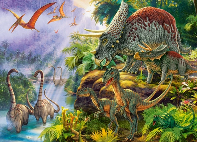 Puzzel 200 stukjes dinosaurusvallei