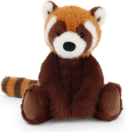 Pluchen panda rood Keeleco Magische wereld 20 cm