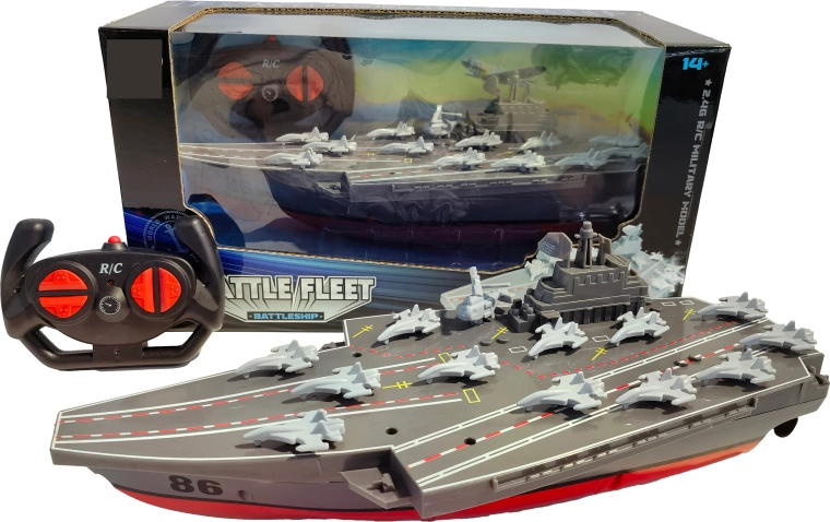 R/C militair vliegdekschip Battle Fleet 1:16