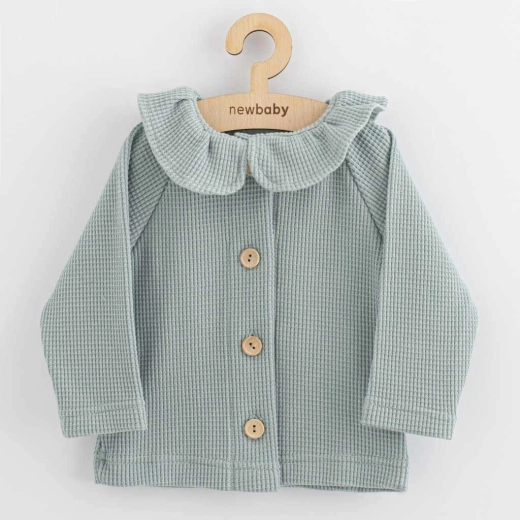 Babyvestje met knoopjes New Baby Laura grijs 80 (9–12 m)