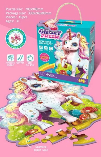 Kinderpuzzel Eenhoorn 45 stukjes
