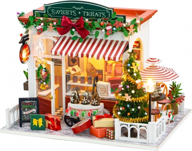2Kids Toys miniatuur huisje kerstbanketbakkerij