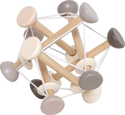 JABADABADO interactief houten balletje naturel - 1 stuk