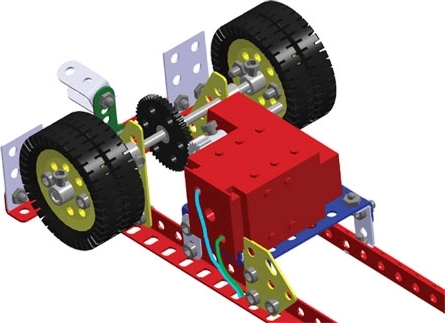 Elektrische aandrijving voor functionele modellen
