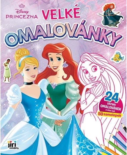 Groot kleurboek Disney Prinsessen