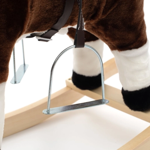 Stabiele houten basis en veilig schommelen