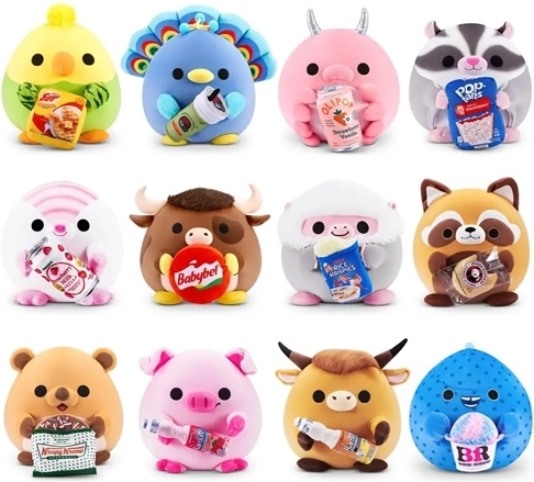 ZURU Snackles knuffel 20 cm – willekeurig motief