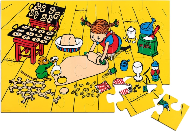 Vloerpuzzel Pippi Langkous – 24 stukjes