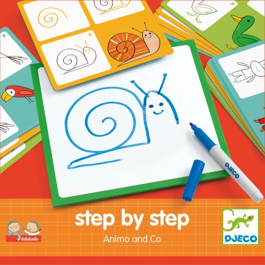 Djeco Stap voor Stap - Dieren